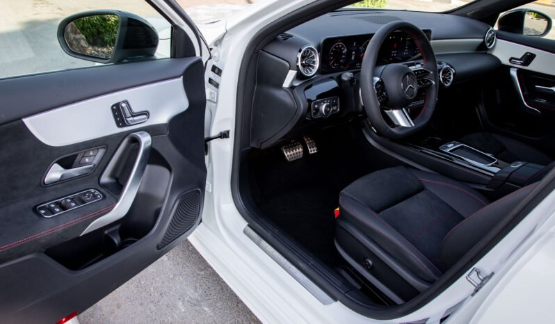 
								2025 Mercedes-Benz A200 AMG Hatchback – White full									
