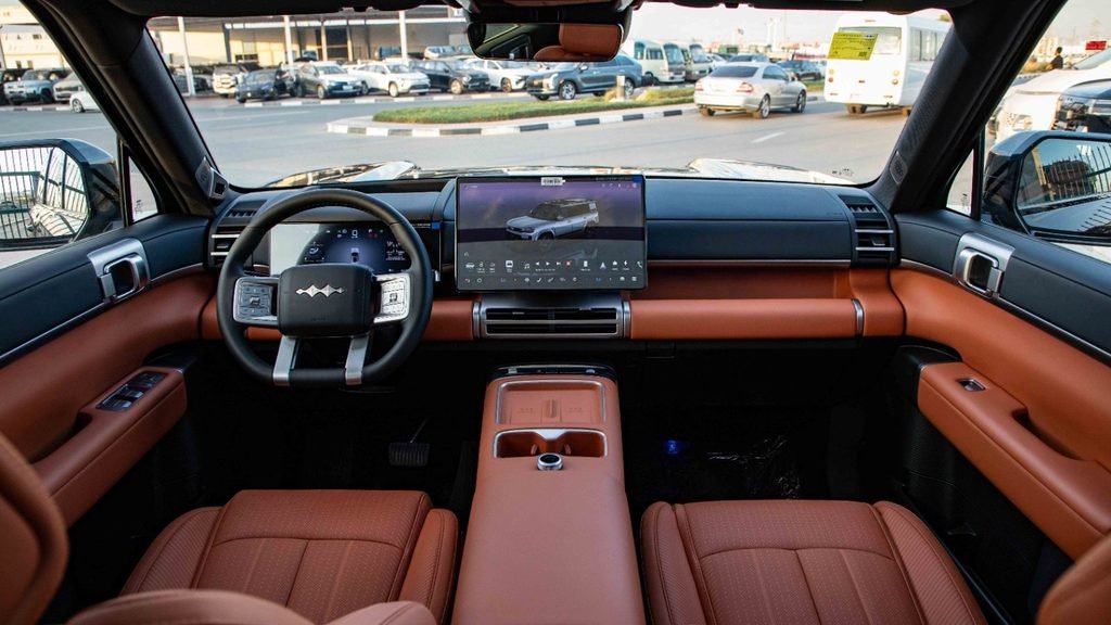 2026 BYD Leopard Titanium 7 premium interior and touchscreen