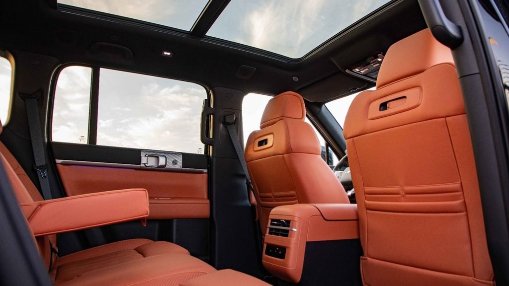 2026 BYD Leopard Titanium 7 rear premium interior and panoramic sunroof