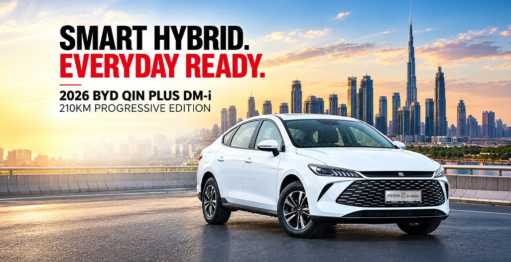 2026 BYD Qin Plus DM-i 210KM Progressive Edition white hybrid sedan